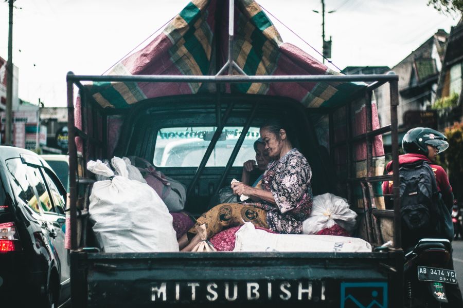 Truck accident Workers without age limit truck,indonesia,yogyakarta