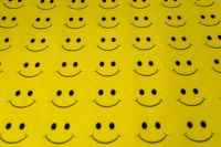 Optimism optimisme A set of yellow smiley stickers yellow,motivation,positive attitude