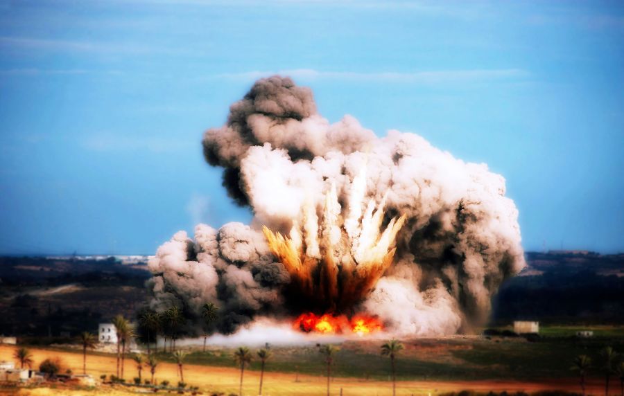 Laboratory explosion  