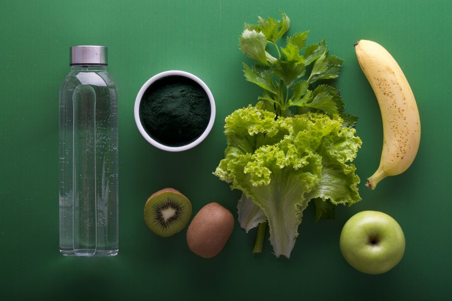 Wellness spirulina smothie 
