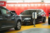 Electric vehicles Electric vehicles charging. car,volkswagen,brand