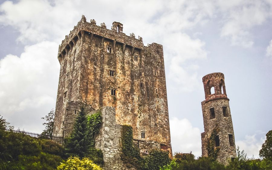 Legend Blarney Castle and round tower, home to the Blarney Stone of myth and legend, in County Cork (Aug., 2008). 