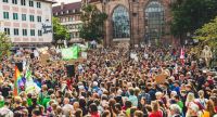 student protest Global climate change strike - No Planet B - 09-20-2019 