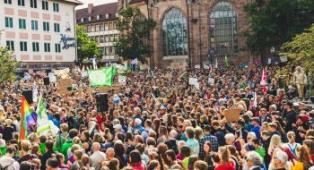 student protest Global climate change strike - No Planet B - 09-20-2019
