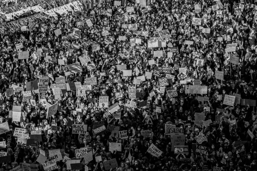 Protest #BlackLivesMatter protest in Stockholm, Sweden. crowd,protest,sergels torg