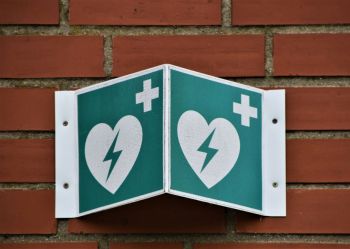 defibrillator emergency HealthCare sign Emergency