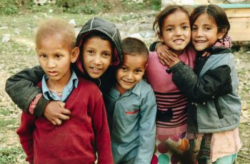 Homeless children I recently went for Sarpass trek in Himachal Pradesh (India) and found these cute kids at the first base camp called Grahan. When asked they told me they were siblings and they love their life out of the city chaos. They were happy, as the picture shows.