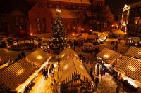 Christmas market  dome square,riga,central district