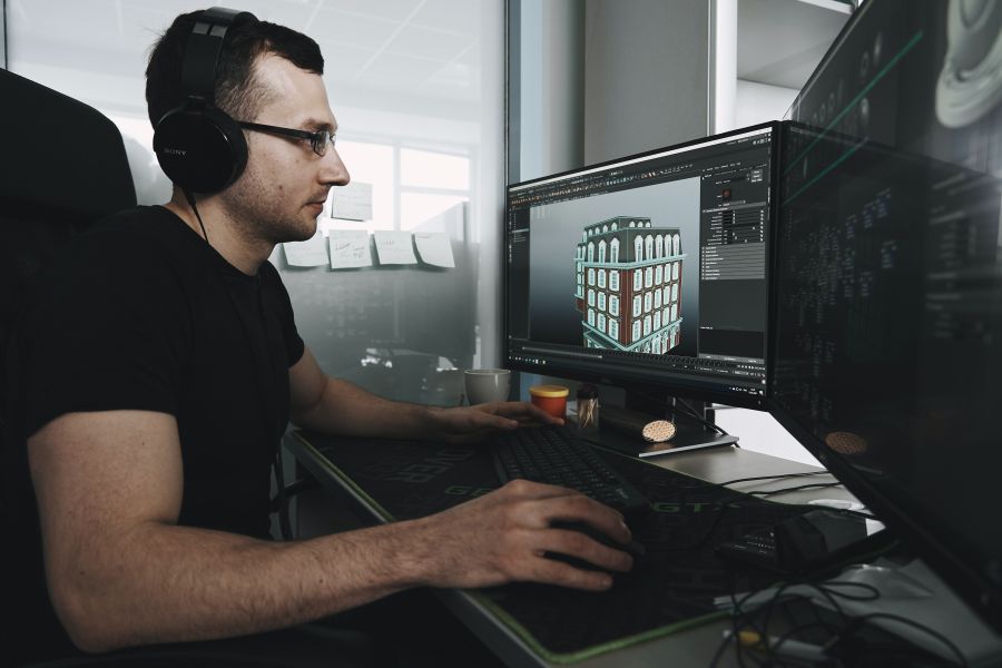 One possible computer,screen,monitor