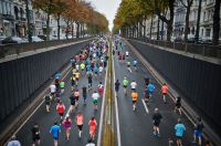 Marathon Brussels marathon runners 