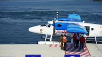 Neonazi Neo Seaplane in a riverfront india,ahmedabad,seaplane