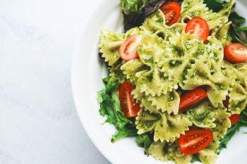 Food Pesto Pasta 