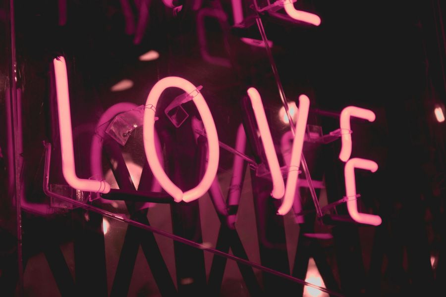 Fleeting love  love,neon,sign