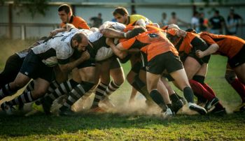 Rugby player Moscow Rugby team
