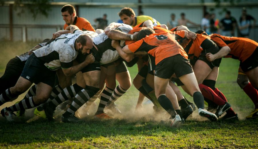 Rugby player Moscow Rugby team 