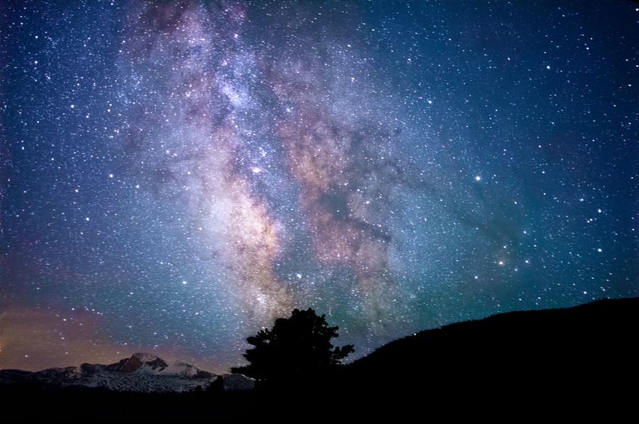 Astronomy  sky,rocky mountain national park,night