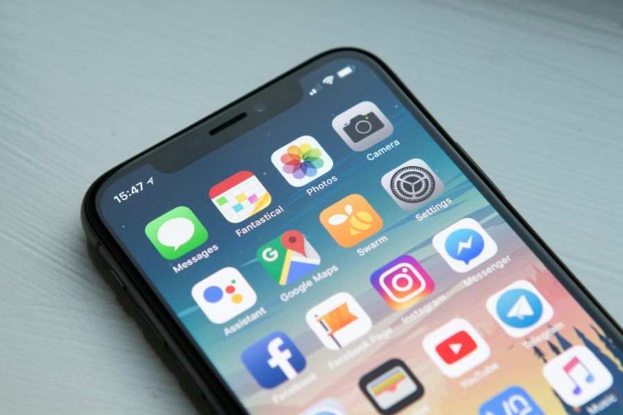 Mobile apps iPhone X Screen 