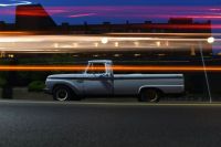Special effects Around the USA in 8 weeks. First new city was Pittsburgh. I spotted this vintage F-150 before it got dark. I knew I would be able to have some fun with it with a slow shutter speed. Here’s my favourite! pittsburgh,united states,vehicle