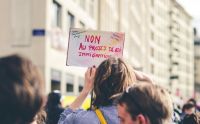 Protest Immigration  france,current events,lyon