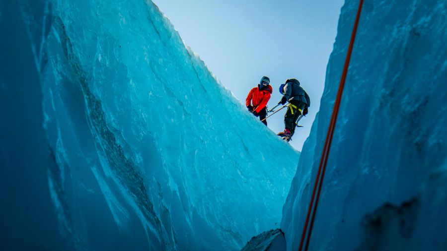 Retirees opt Exit Glacier Ice Climbing usa,exit glacier,alaska