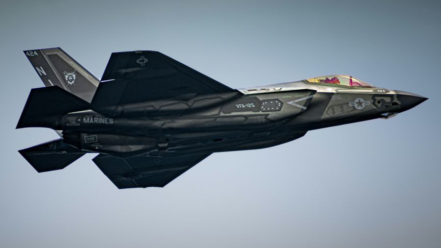 F 35 U.S. Navy F-35C Lightning II at Chicago Air and Water Show 2022 