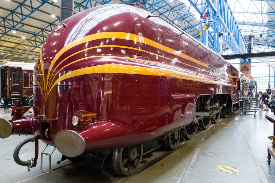Technology railway Streamline Steam Locomotive