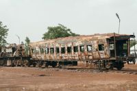 Train fire  