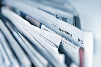 newspaper media Business newspaper pages