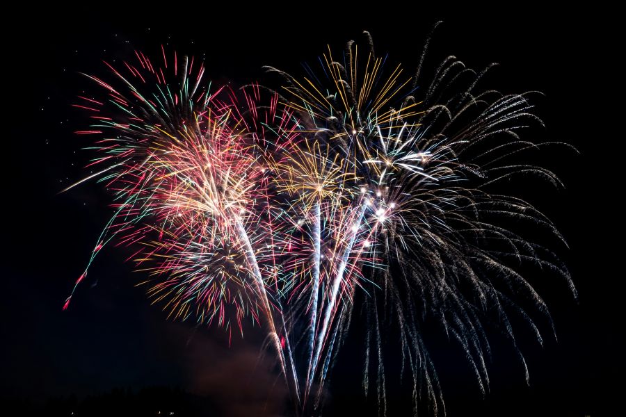Fireworks July 4th Independence Day Fireworks firework,downtown park,bellevue