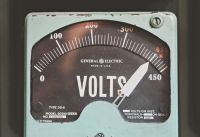 Energy consumption Vintage voltmeter energy,grey,electric