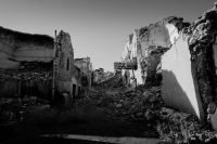 Terrorism Ruined side-street in Shingal (Sinjar) following war with the Islamic State. grey,sinjar,iraq