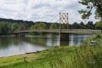 Beaver population The Beaver One Lane Wooden Decked Suspension Bridge beaver,usa,ar