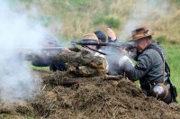Shooting accident  rifle,civil war,hale farm & village