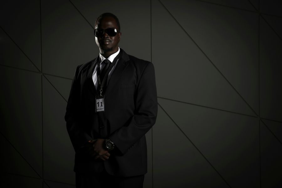 Security guard Security guards photo shoot for security concepts services 