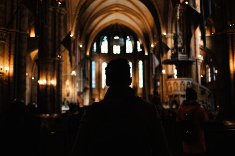 Matthias Aellig bastion,church,man