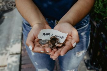 charity donation Change for Change