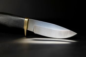 knife attack Knife shot. 