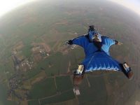 Wingsuit accident Taken with a GoPro whilst wingsuiting over the East Midlands in the UK. Every time I see this photo it reminds me how much I want to get back in the air. 
