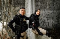 Police shootings  bekasi,indonesia,west java