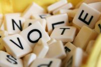 Voting election letters vote  