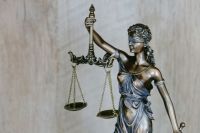 Legal issue Lady Justice background. 