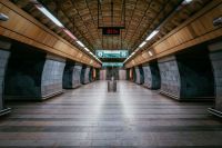 Metro Tunnel  prague,czechia,transportation