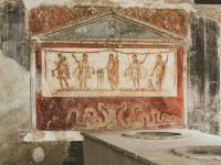 Archaeology Ancient Roman fresco 