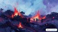 fire wildfire  