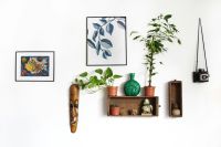 Wall collapse Sunday afternoon boho inspiration

I decorated our living room wall one lazy Sunday. frame,plant,home