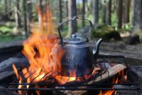 Carbon Monoxide campfire orange,nature,coffeepot