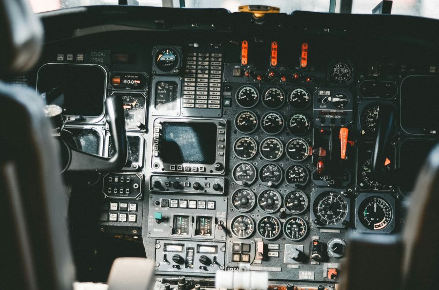 Aviation Safety Falcon Cockpit 