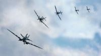 Aviation Tribute Spitfire merged flypast 