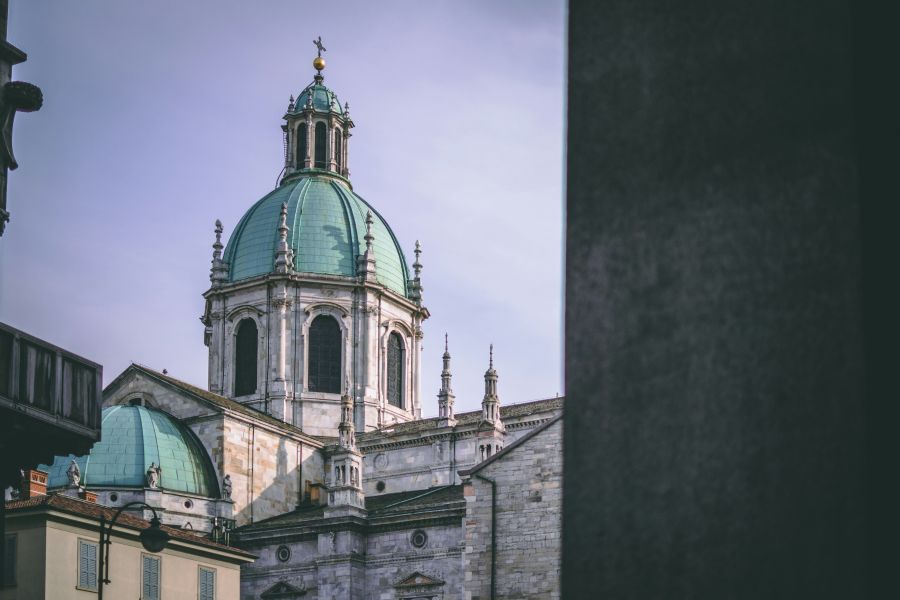 Church Historical  como,italy,grey