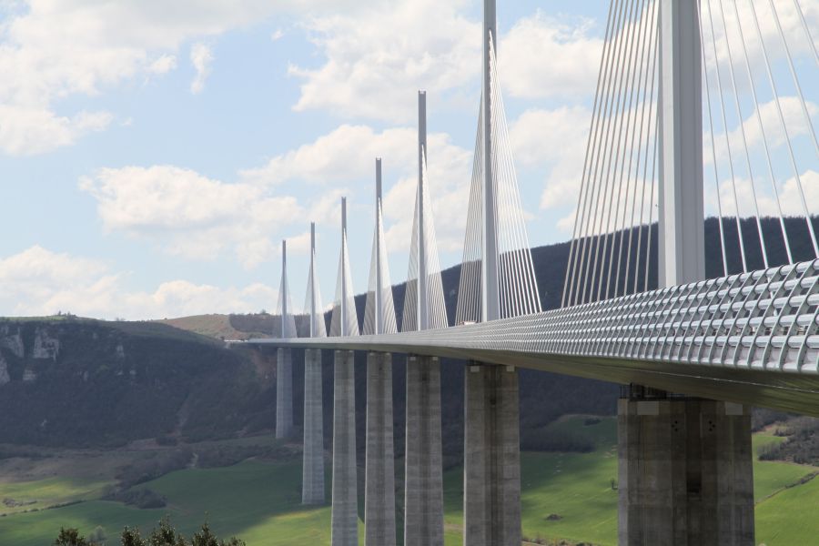 Viaduct Viaduc de Millau Bridge millau,architecture,road